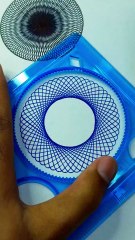 Perfect Blue Spirograph Geometry