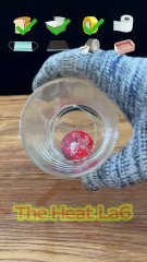 What Happens When a 1000℃ Metal Ball Hits Bread, Tissues, Tape _ a Mask 😱