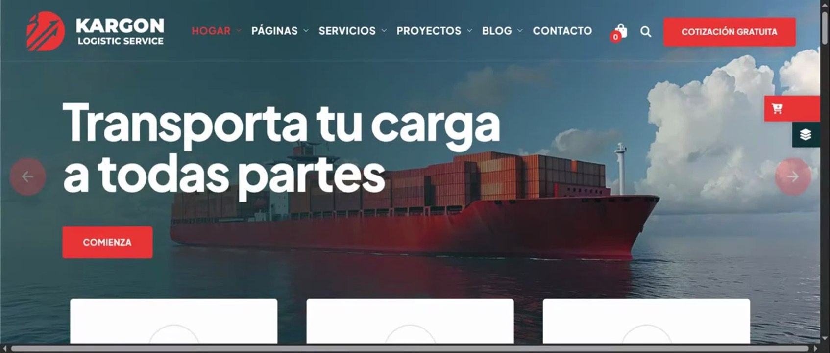 Demo 1 - Transport and Logistics Website - Web24Hours.com!