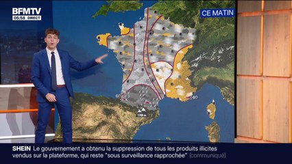 Un temps perturbé ce samedi avec des pluies attendues sur l'ouest de la France