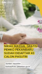 Nikah Massal Gratis Pemko Pekanbaru Sudah Didaftar 43 Calon Pasutri
