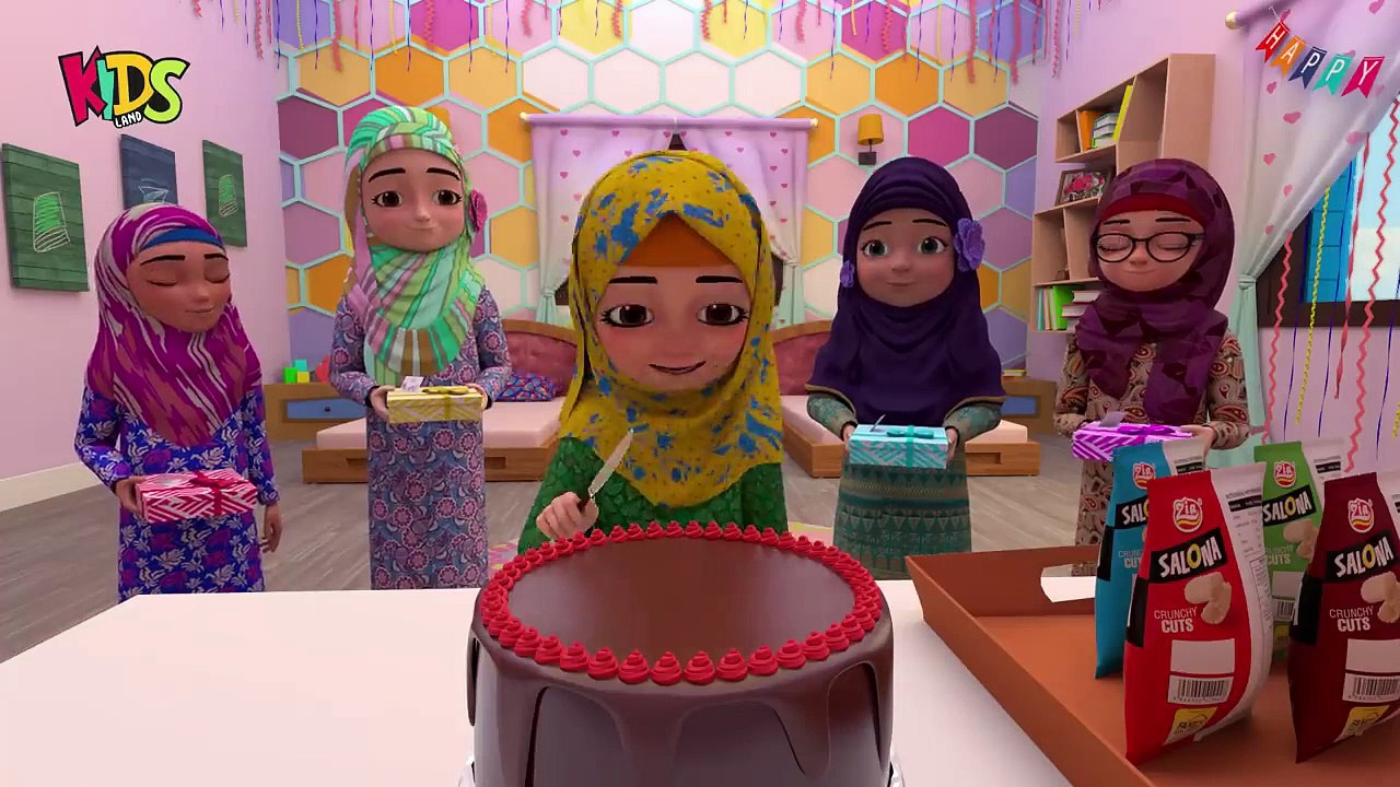 Raiqa Ki Surprise Birthday Party _  New  Ep 2025 _ Kaneez Fatima New Cartoon _ Kids Land