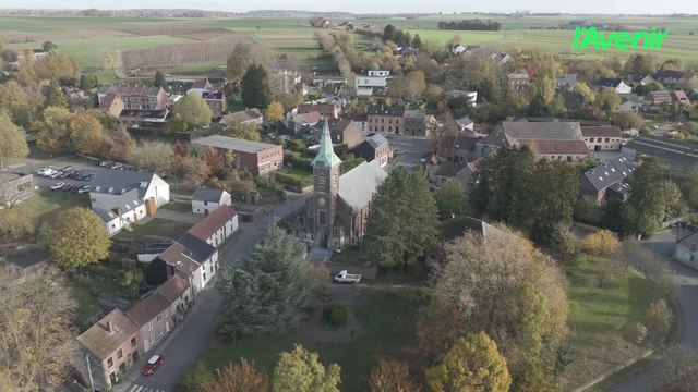 Le Brabant wallon vu du ciel : Baulers, la campagne de Nivelles