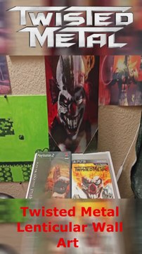 🤡🤡I Have a Sweet Tooth for Twisted Metal Lenticular Wall Décor !!🔥🔥