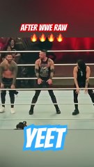 Rhea Ripley, Damian Priest & Jey Uso YEET Off Air After WWE Raw #wwe #shorts #yeet