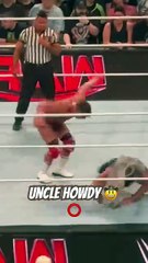 Uncle Howdy vs Chad Gable - WWE Raw #wwe #shorts