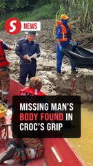 Missing man found dead in Miri river in jaws of croc