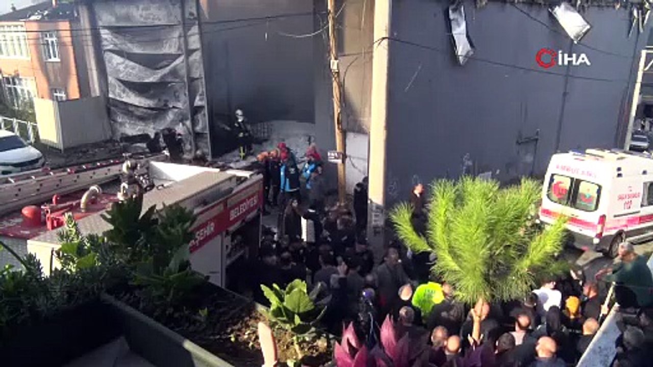 Parfüm deposunda çıkan yangın: 6 ölü, 1 yaralı
