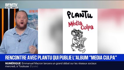 SIGNÉ BFM - "Un dessin réussi, c'est un dessin qui invite à aller vers l'essentiel (...) le boulot des journalistes": rencontre avec Plantu qui publie l'album 'Média Culpa"