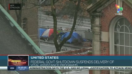 U. S. l Federal govt. suspends delivery of assistance programs