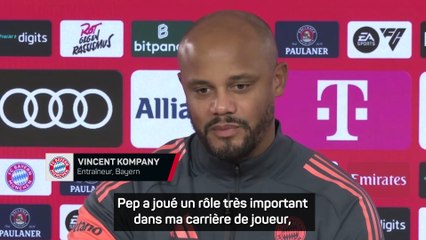Kompany rend hommage à Guardiola : "Il a joué un rôle très important dans ma carrière"