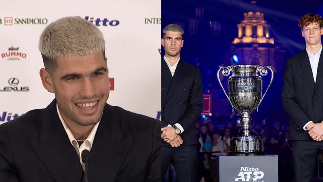 Tennis - ATP Finales Turin 2025 - Carlos Alcaraz : On n'a pas besoin de se détester avec Jannik Sinner