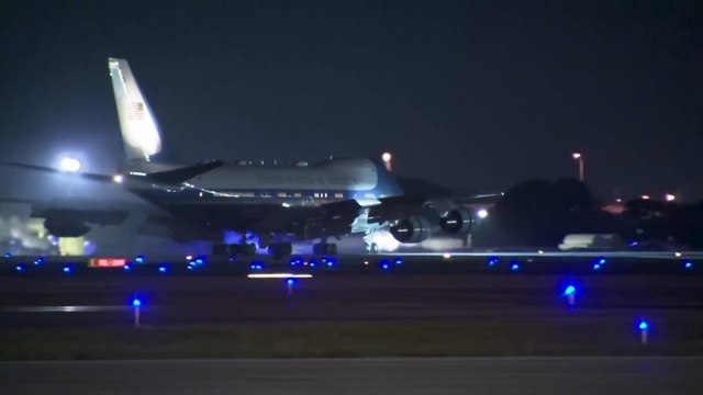 Trump arrives in Florida for the weekend