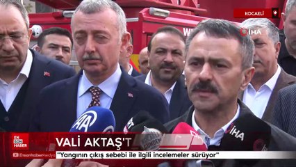 Kocaeli'de parfüm deposunda yangın: Validen ilk açıklama geldi