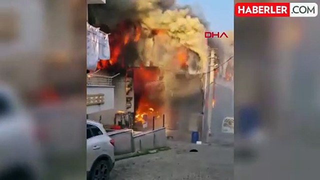 Kocaeli’de 6 kişinin öldüğü yangından tüyler ürperten görüntü: Alevlerin arasından öylece çıkıp geldi