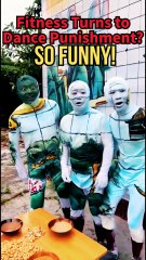 Aggressive Girl Forces Fitness Guy to Dance Nonstop! Friends’ Help Is Hilarious 😂 #FunnyTwist #FitnessComedy #FriendPranks #Trending