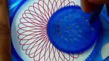 Hypnotic Red Geometry | Perfect Spirograph Design