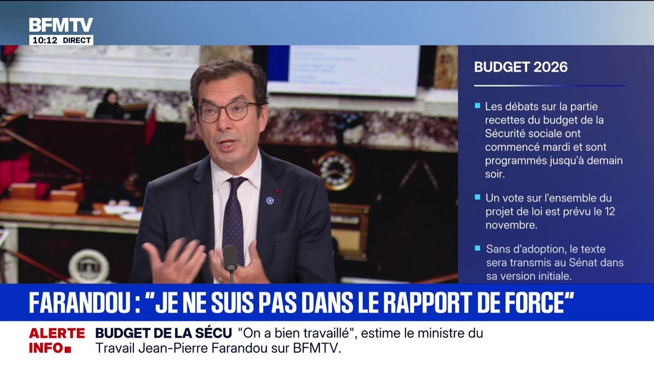 Suppression de la prime de Noël pour les personnes sans enfant dans le budget 2026: "Je suis en train de réfléchir à comment cette proposition pourrait évoluer", déclare Jean-Pierre Farandou, ministre du Travail