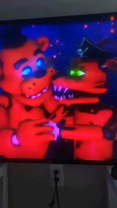 Freddy and Foxy are Hugging each other/Freddy x Foxy/Five Nights at Freddy's/Fnaf