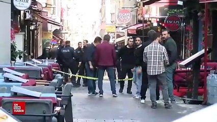 İstanbul Taksim'de esnaflar arasında silahlı kavga