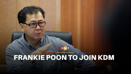 Ex-Sabah DAP chief Frankie Poon to join KDM