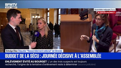 Suspension de la réforme des retraites: pour Edwige Diaz (RN), "le gouvernement manipule le Parlement"