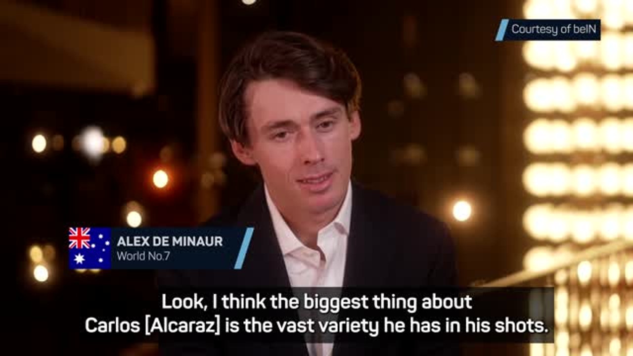 Alcaraz has every shot in his arsenal - De Minaur