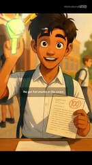 The Haunted Answer Sheet 👻 | Hindi Animated Moral Story | Exam Horror Short Film