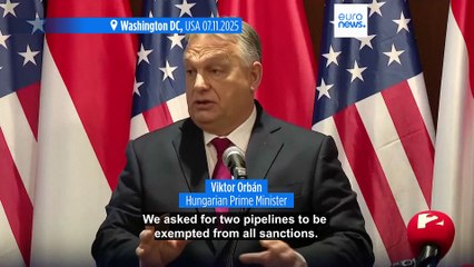Orbán says Trump has agreed to grant Hungary an exemption from sanctions on Russian energy purchases