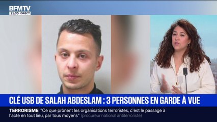 Salah Abdeslam: l'enquête sur sa clé USB élargie, trois personnes en garde à vue