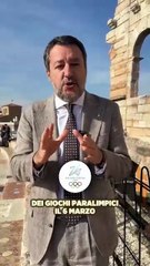 Salvini - Grazie alle Olimpiadi Milano Cortina 2026 (08.11.25)