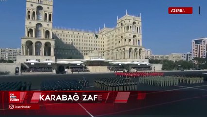 Azerbaycan Cumhurbaşkanı İlham Aliyev Karabağ Zaferi'nin yıl dönümünde konuştu