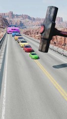 Realistic BeamNG Drive car crash physics. Watch in