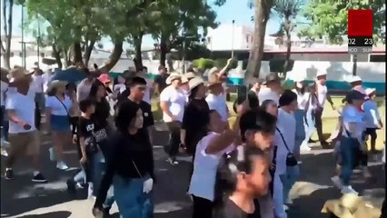 Uruapan exige justicia por el homicidio de Carlos Manzo