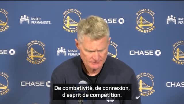 Warriors - Kerr : Nous avons besoin de récupérer Curry
