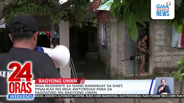 Camarines Norte, naka-heightened alert dahil sa Bagyong Uwan | 24 Oras Weekend
