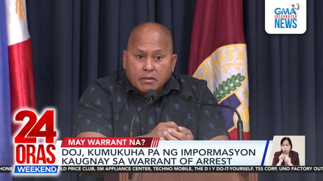 Warrant of arrest laban kay Sen. Dela Rosa, inilabas na umano ng ICC, ayon kay Omb. Remulla | 24 Oras Weekend