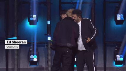 Ed Sheeran recoge el premio Global Icon: "Quizá sea el principio del fin"