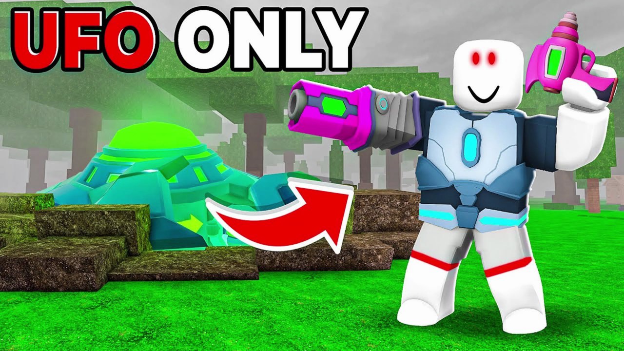 Roblox | 99 Nights But I Can ONLY Use UFO WEAPONS.-