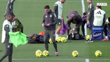 El Madrid se entrena con las mismas  bajas