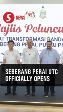 Anwar inaugurates Seberang Perai UTC, to serve over one million residents