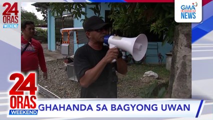 Mga residente, pinalikas ng mga awtoridad para sa pagdating ng Bagyong Uwan #shorts | 24 Oras Weekend