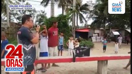 Online exclusive - Preemptive evacuation, ipinatupad sa mga coastal barangay | 24 Oras Weekend