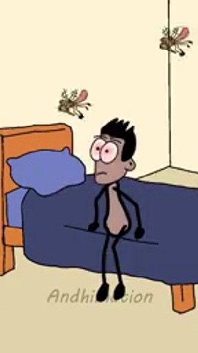 revenge of the midnight mosquitoes! 🤣😂 best animation memes #shorts #4k