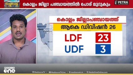 ഇടതുകോട്ടയായ കൊല്ലം ജില്ലാ പഞ്ചായത്ത് പിടിക്കാൻ  UDF