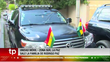 Con resguardo policial y junto a su familia, Rodrigo Paz es trasladado a la ALP