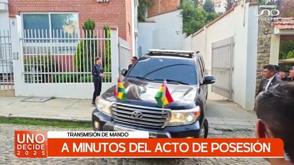 SALE RODRIGO PAZ RUMBO A SU POSESIÓN