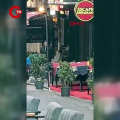 İstiklal Caddesi’nde esnaf arasında silahlı kavga kamerada: 2 yaralı
