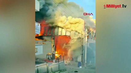 Kocaeli'deki yangın faciasının ilk anları! Görüntüler ortaya çıktı: İçeride insanlar bağırıyordu