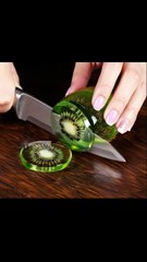 From KlickPin CF Glass fruit cutting ASMR in 2025 _ Clear fruit Most satisfying video Amazing food videos